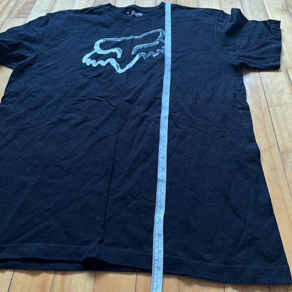 Black Fox Racing Logo Graphic T Shirt Mens Size Large Short Sleeve Cotton - Picture 3 of 5